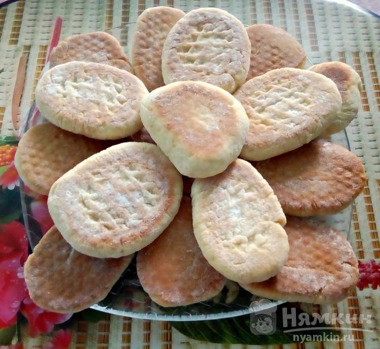 Сметанное печенье на сухой сковороде - фото шаг 7