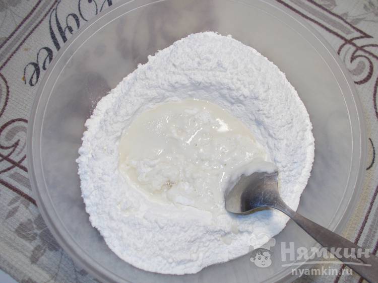 Хычины с картофельным пюре и сыром - фото шаг 2