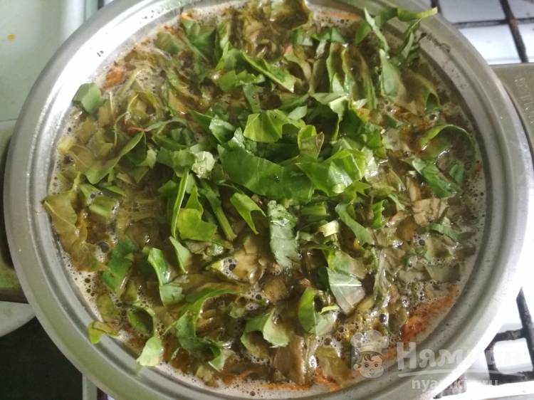 Вкусный суп из белой консервированной фасоли со щавелем - фото шаг 8