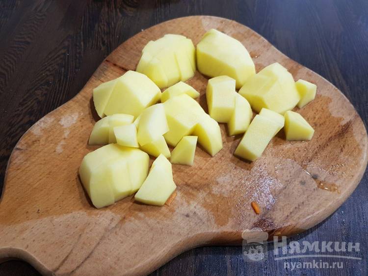 Суп с мясными шариками из фарша - фото шаг 3