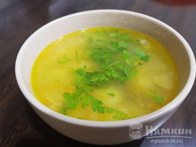 Суп с мясными шариками из фарша - фото шаг 7