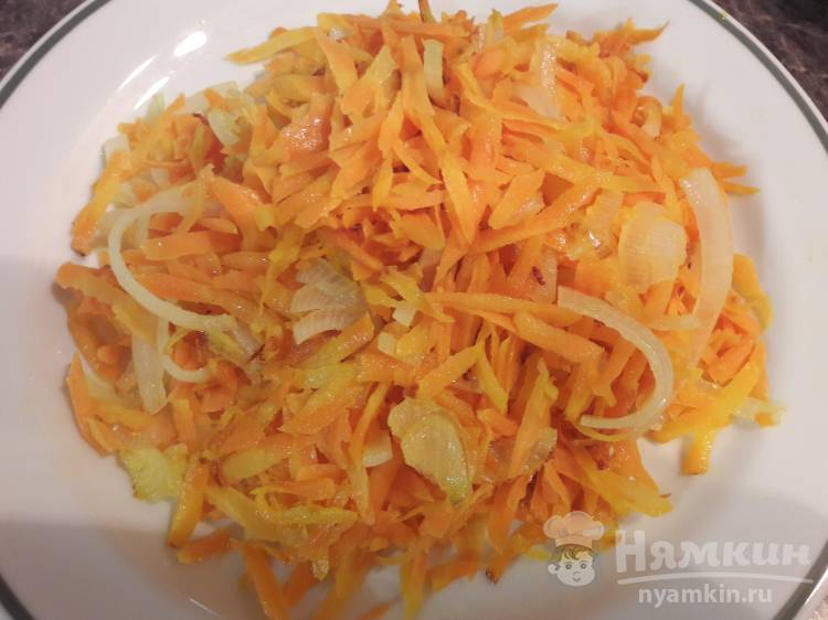 Салат из свиного сердца, моркови и сыра - фото шаг 3