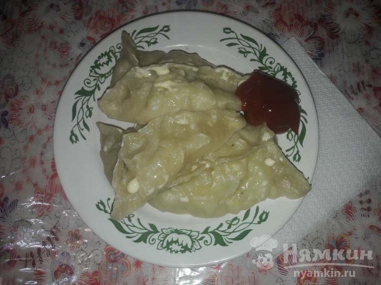 Сочные манты из рубленого мяса грудки, картофеля и сливочного масла - фото шаг 5