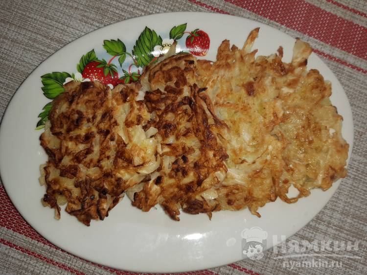 Оладьи из капусты на сковороде - фото шаг 8