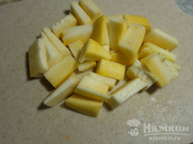 Запеченная кукуруза с овощной подушкой - фото шаг 2
