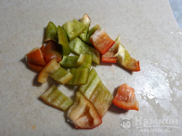 Запеченная кукуруза с овощной подушкой - фото шаг 3