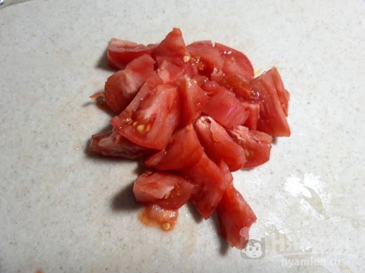 Запеченная кукуруза с овощной подушкой - фото шаг 4