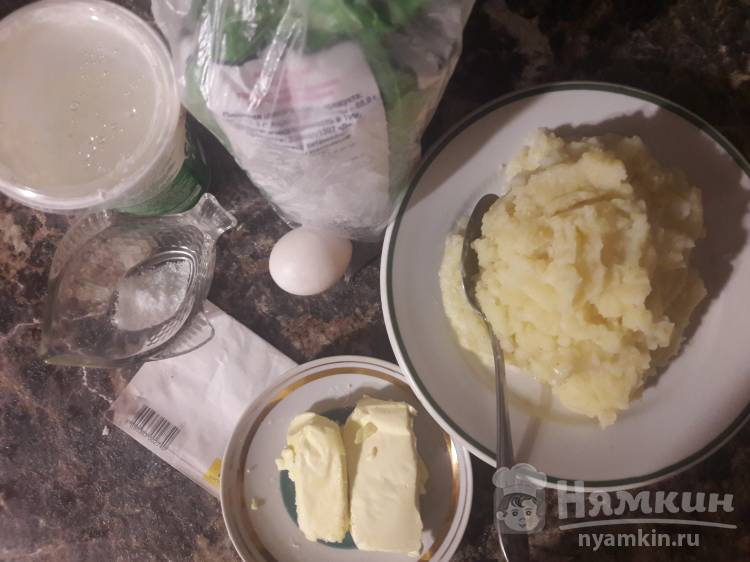 Пирог из песочного теста с картофельным пюре - фото шаг 1
