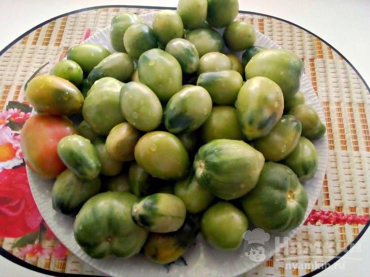 Рецепт маринованных зеленых помидоров