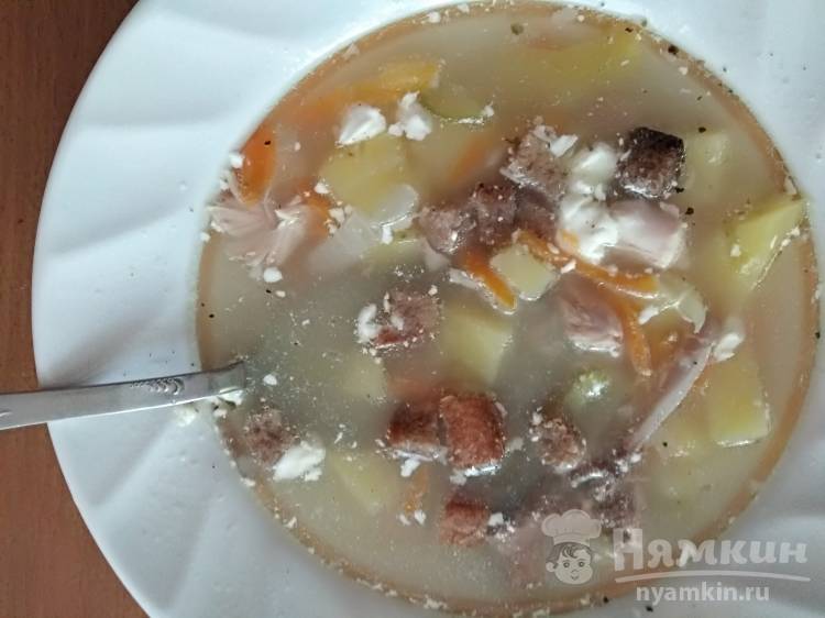 Куриный суп с кукурузой и сельдереем - фото шаг 9