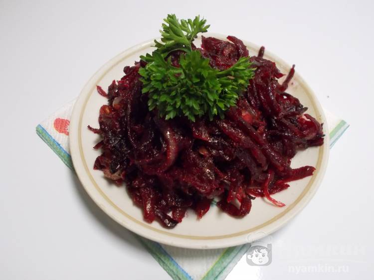Закуска из вареной свеклы - фото шаг 5
