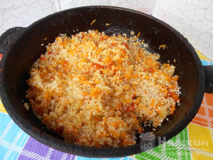 Рис с кукурузой и зеленым горошком - фото шаг 5