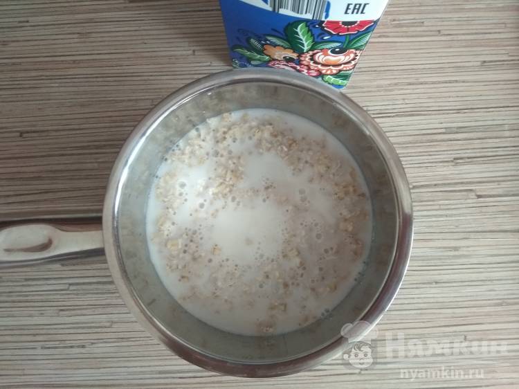 Овсяная каша с безе без сахара и соли - фото шаг 1