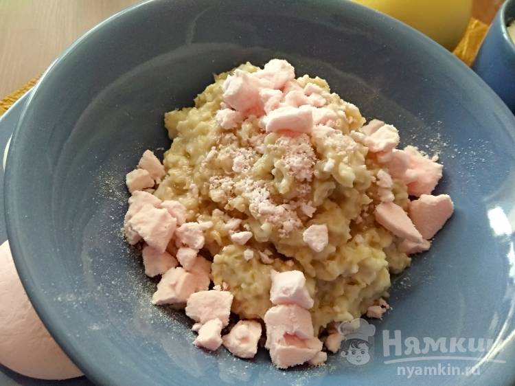 Овсяная каша с безе без сахара и соли - фото шаг 4