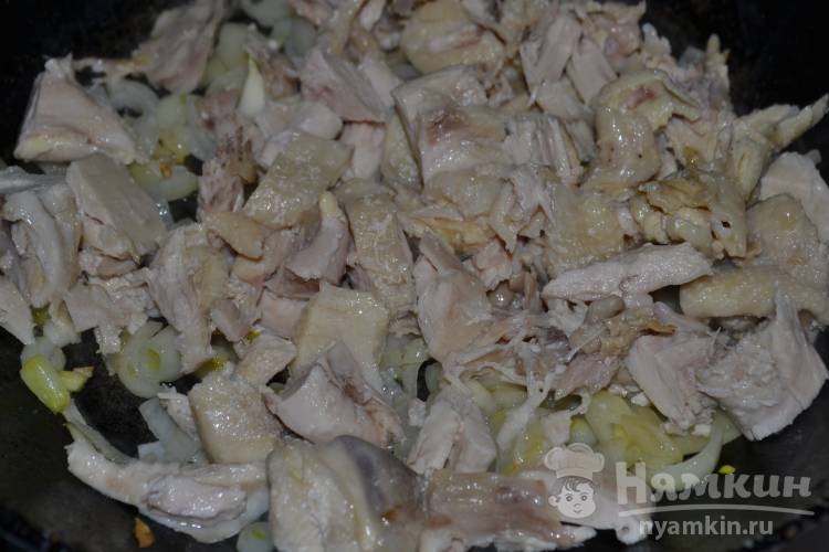 Курица в сырном соусе - фото шаг 3