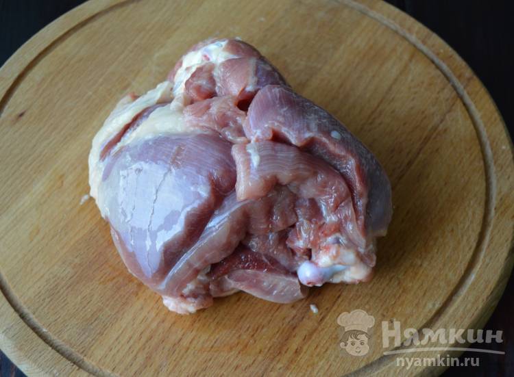 Индейка тушеная с овощами  при диабете - фото шаг 1