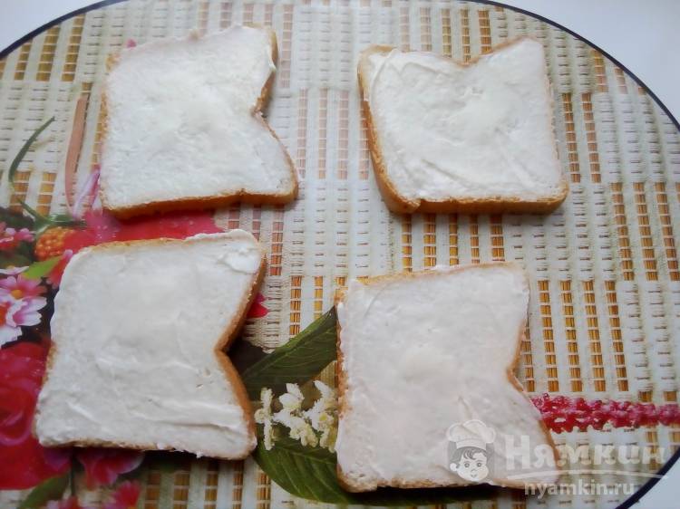 Сэндвич с мясным паштетом - пошаговый рецепт с фото. Как приготовить.