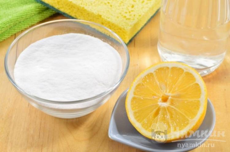 Как отмыть белые тарелки от желтого налета