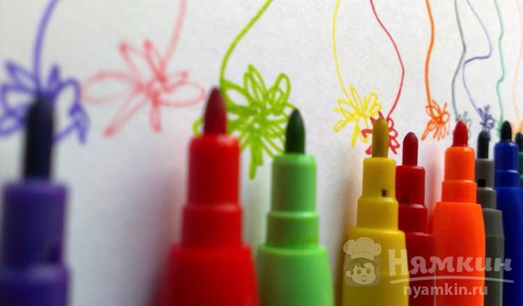 Как отмыть цветные карандаши