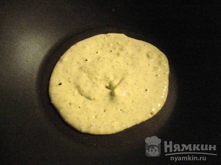 Блины из конопляно-кукурузной муки для фитнес-питания - фото шаг 3