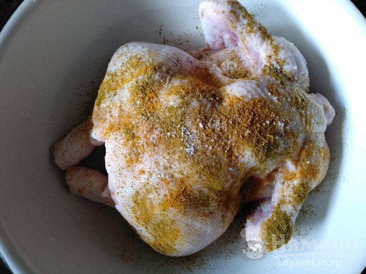 Курица Запеченная с Яблоками - Ну, оОчень вкусная - Семейная кухня