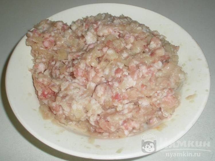 Геркулесовый суп с фрикадельками из куриной грудки и свинины - фото шаг 2