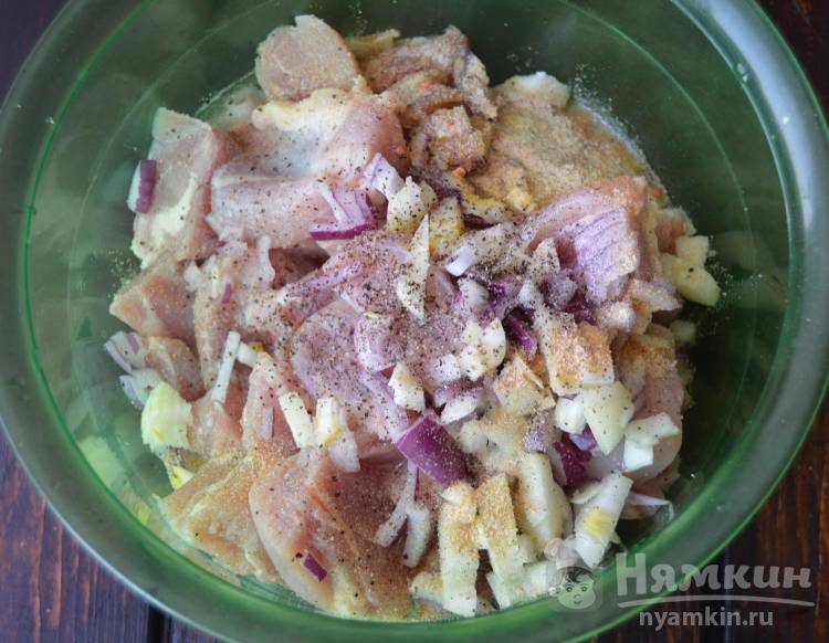 Куриный шашлык в домашних условиях на Пасху - фото шаг 2