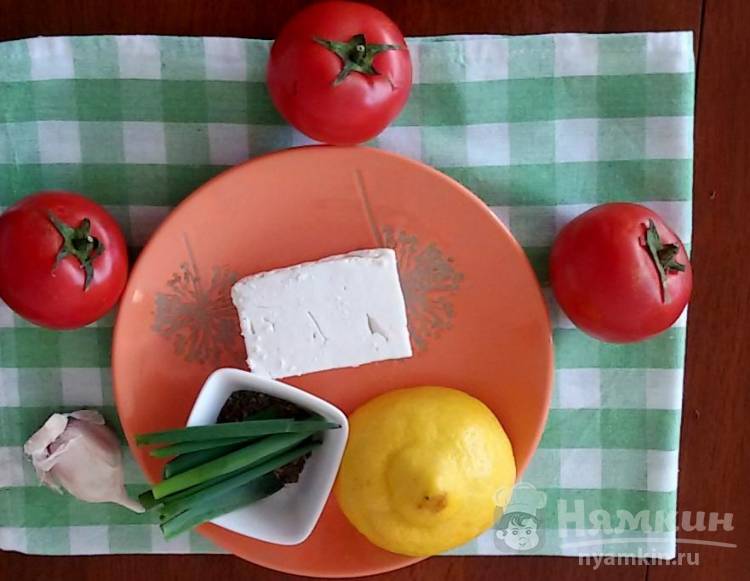 Брускетта с сыром фета и помидорами — ароматная и аппетитная
