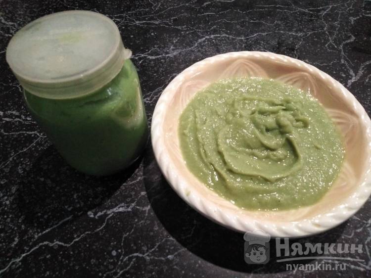 Суп-пюре из зелёного горошка и цветной капусты - фото шаг 6