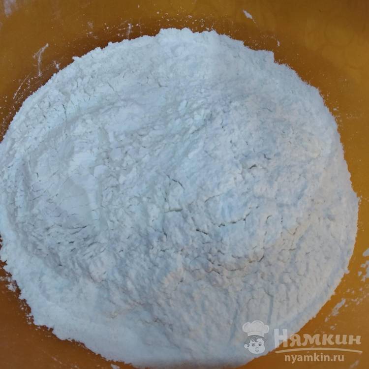 Оладушки из дрожжевого теста без молока - фото шаг 2