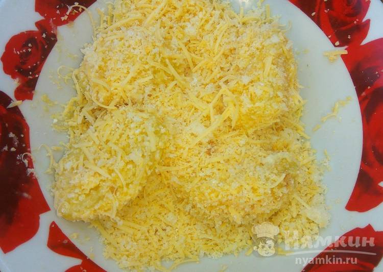 Картофель в сырной панировке запеченный в духовке - фото шаг 7