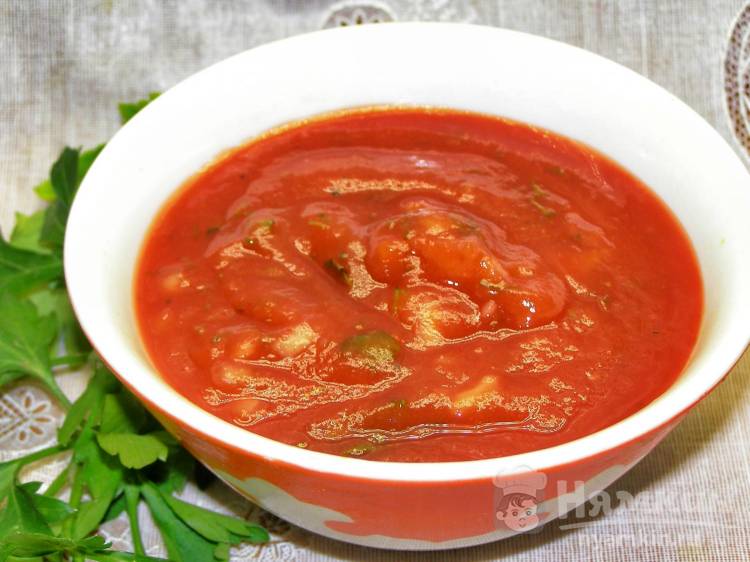приготовление соуса из томатной пасты | Дзен