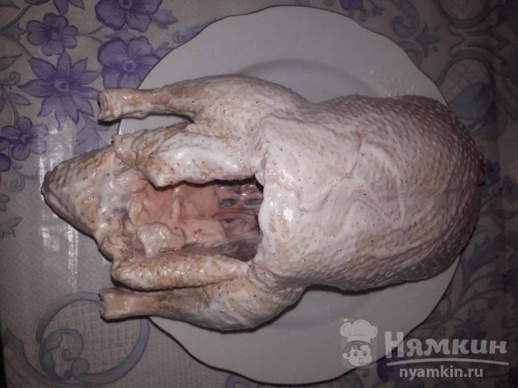 Запеченная утка целиком с картошкой - фото шаг 4