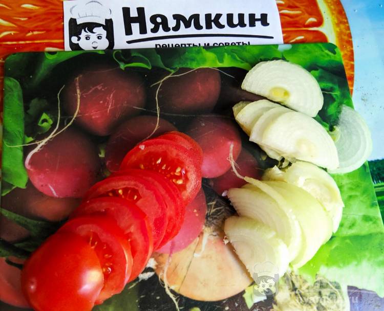 Мясо по-французски с помидорами из свинины - фото шаг 7