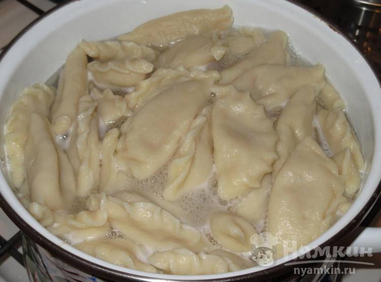 Вареники с картошкой и квашеной капустой - фото шаг 9