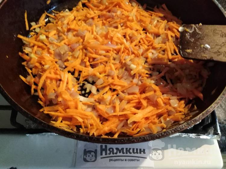 Ленивые голубцы с куриным фаршем - фото шаг 5