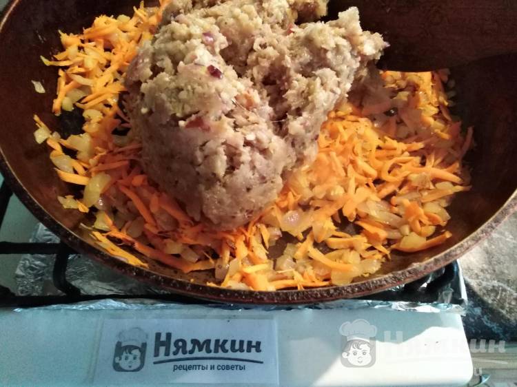 Ленивые голубцы с куриным фаршем - фото шаг 9
