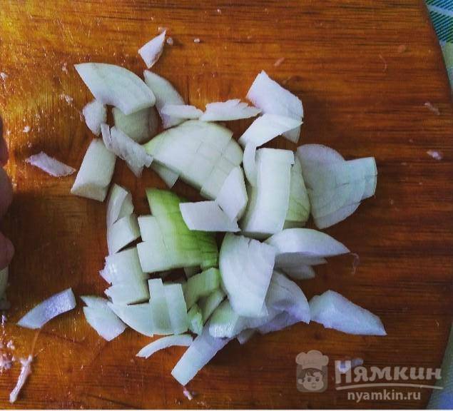 Заливной пирог с курицей на кефире - фото шаг 5