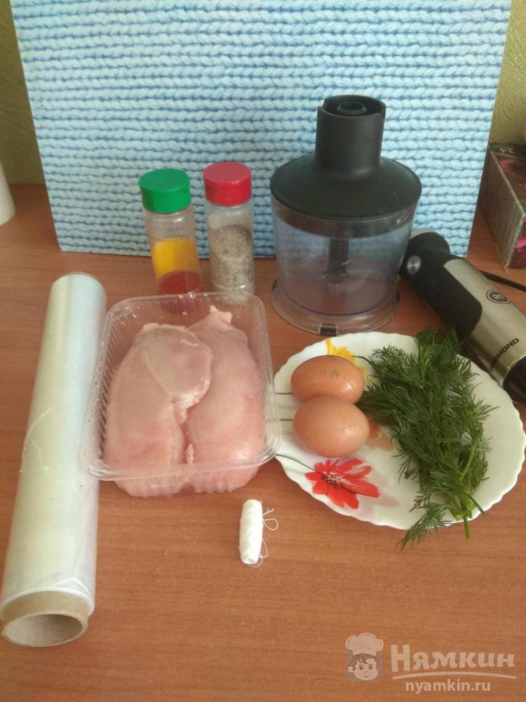 Колбаса домашняя куриная с сыром рецепт с фото пошагово