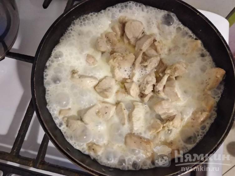 Шаурма с курицей и овощами без майонеза - фото шаг 5