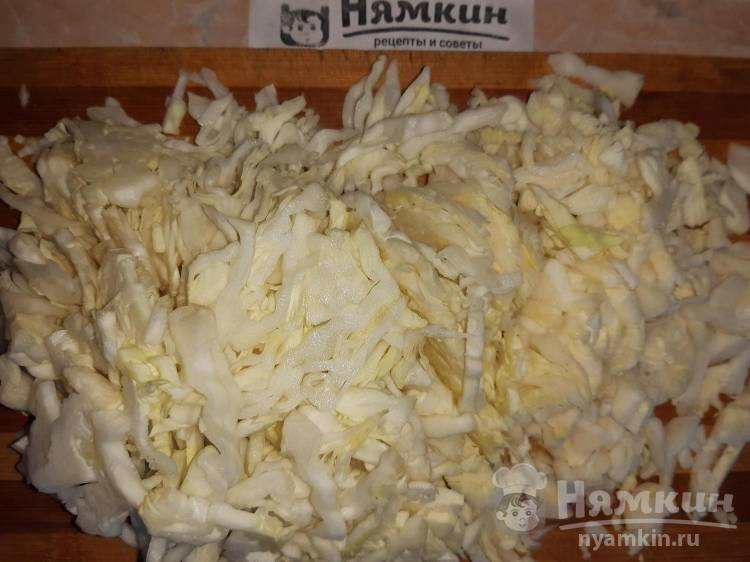 Плов с мясом и капустой в мультиварке - фото шаг 5