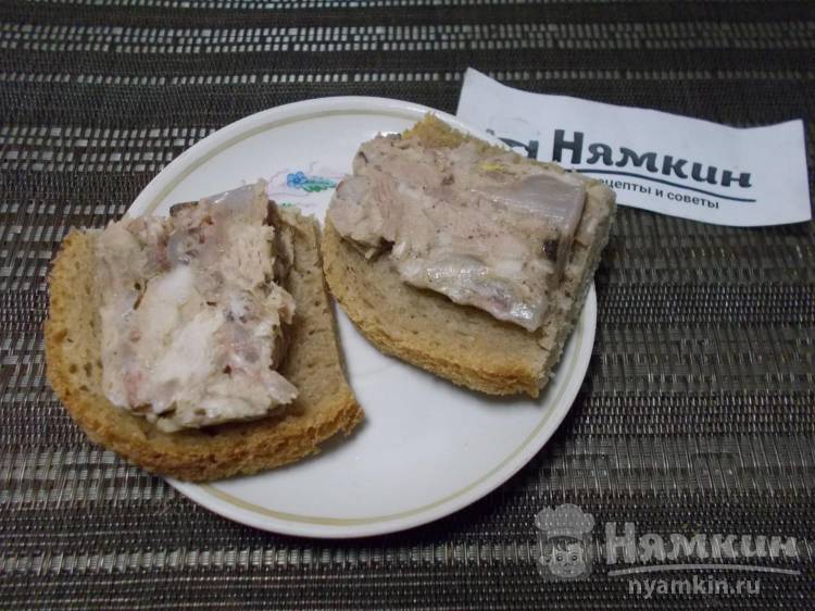 Сальтисон из свиной лытки и курицы - фото шаг 7