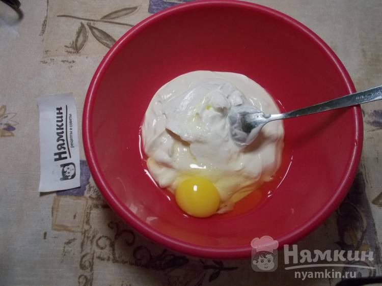 Сырное печенье на сметане с укропом - фото шаг 1