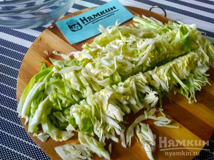 ПП салат с запечённой курицей и греческим йогуртом - фото шаг 1