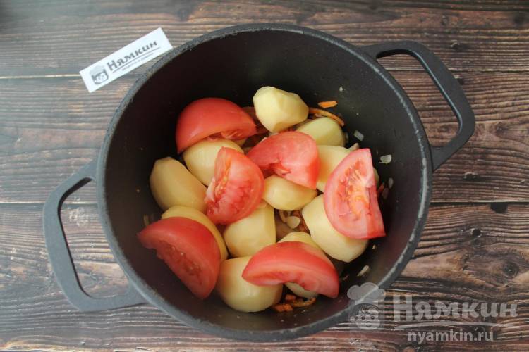Тушеная картошка со свининой и луком в казане рецепт пошаговый с фото - garant-artem.ru
