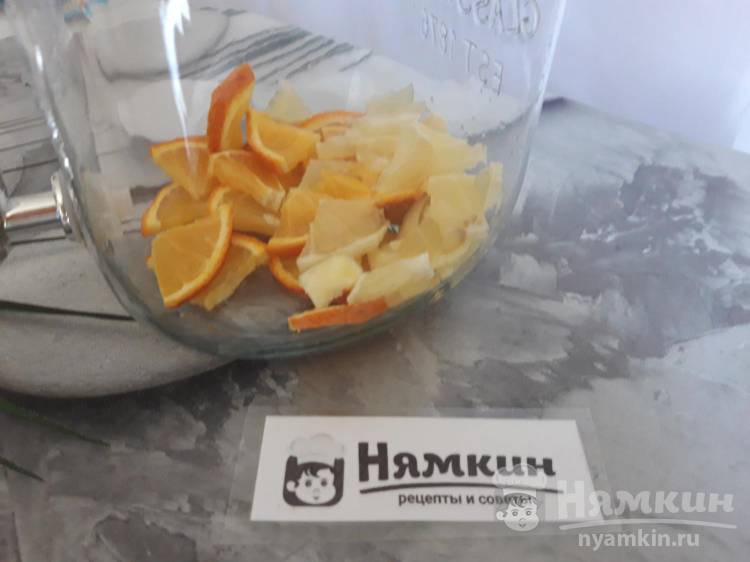 Освежающий напиток с апельсинами, лимонами и мятой - фото шаг 2
