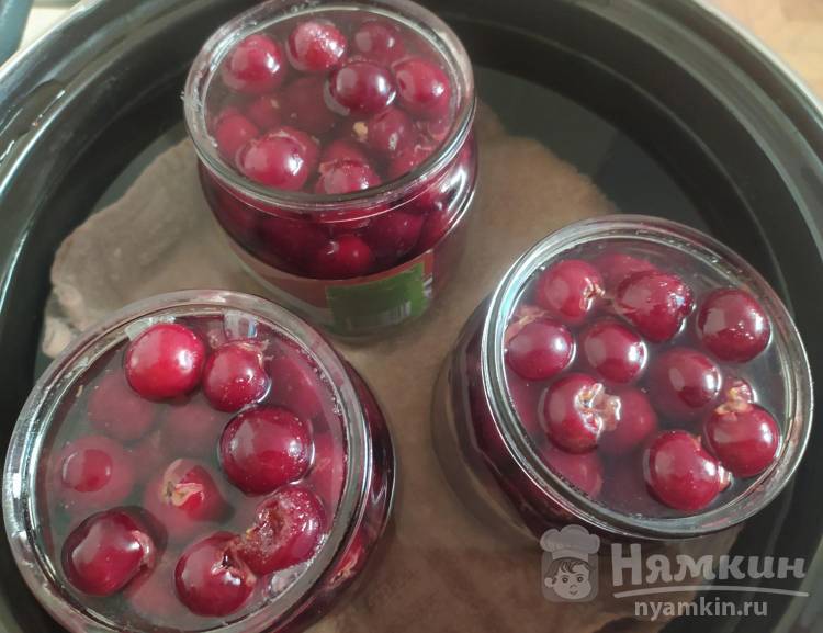 Вишня в собственном соку на зиму  - фото шаг 5