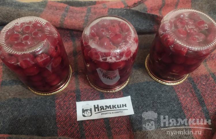 Вишня в собственном соку на зиму  - фото шаг 6