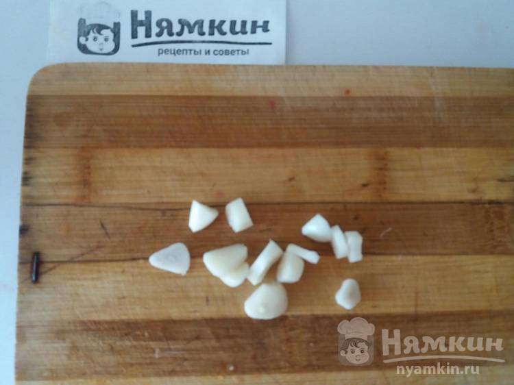 Теплый салат из баклажанов, помидоров и болгарского перца  - фото шаг 6