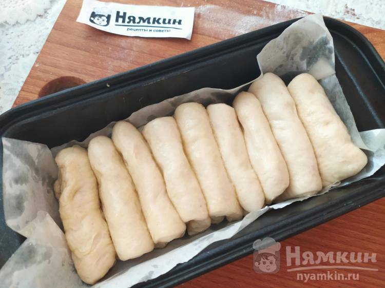 Сливочный отрывной хлеб с сыром в духовке - фото шаг 6